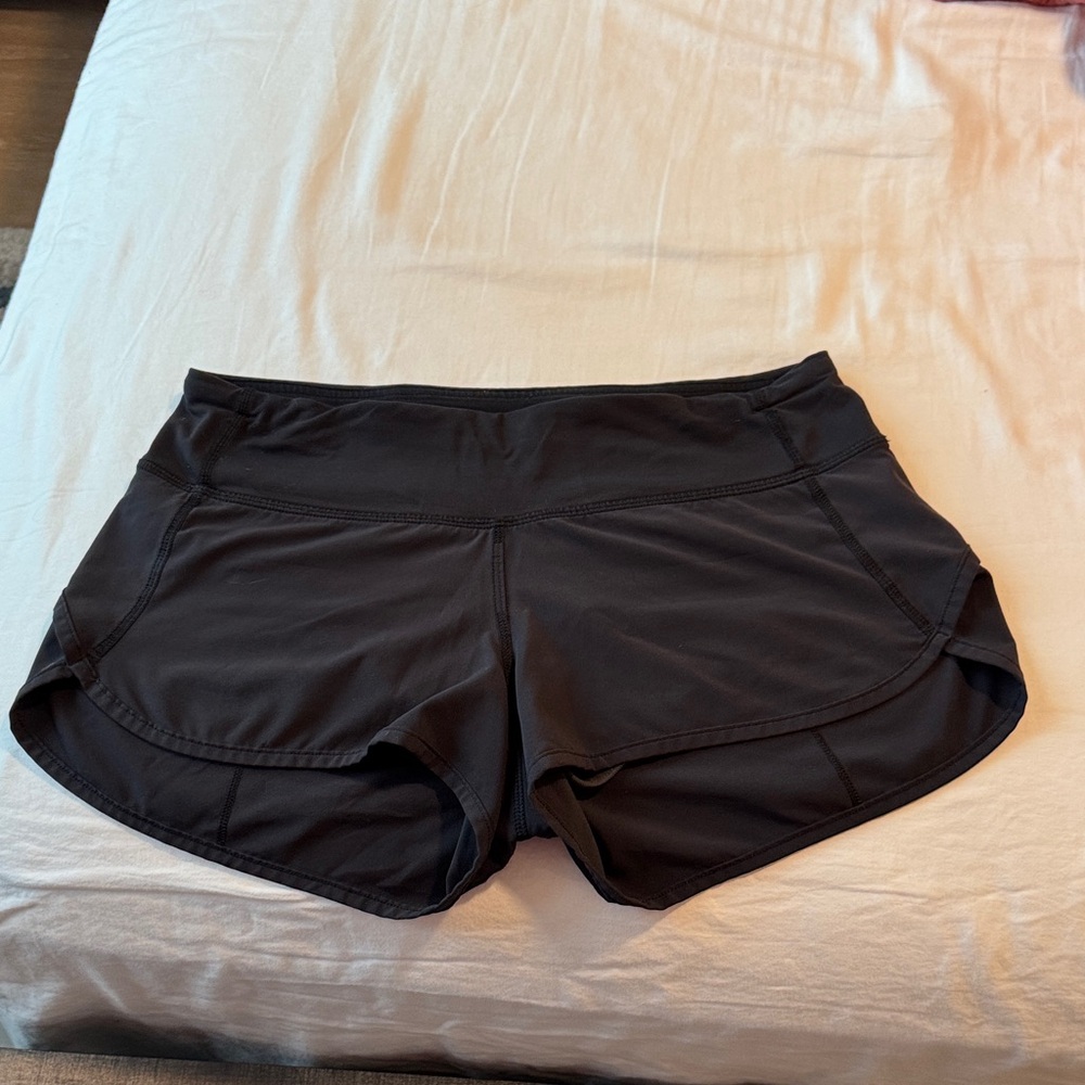 lululemon athletica Women's Black Athletic Shorts size 4